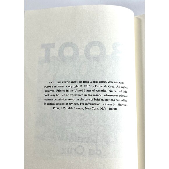 Boot: The Inside Story of How a Few Good Men Became Today's Marines 1987 - Picture 5 of 11